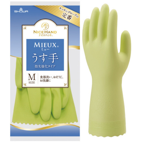 ナイスハンドミュー　薄手　Ｍ　グリーン　１０双