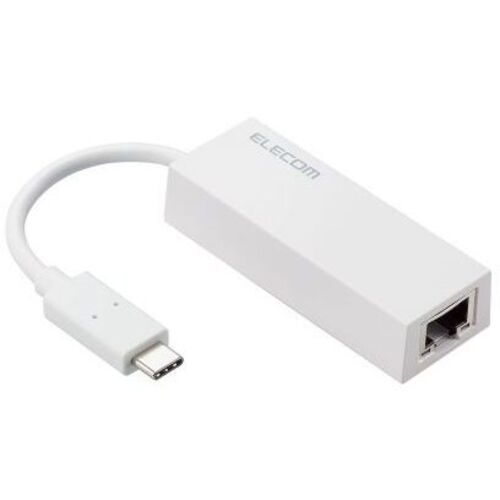 有線ＬＡＮアダプタ／Ｇｉｇａ対応／ＵＳＢ　５Ｇｂｐｓ／Ｔｙｐｅ－Ｃ／ホワイト　ＥＤＣ－ＧＵＣ３Ｖ２－Ｗ　■２営業日内届