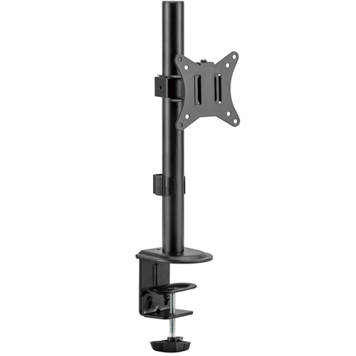 液晶モニターアーム　１画面ショート　クランプ／グロメット式　ＧＨ－ＡＭＥＮ１Ｓ－ＢＫ　■お取り寄せ品