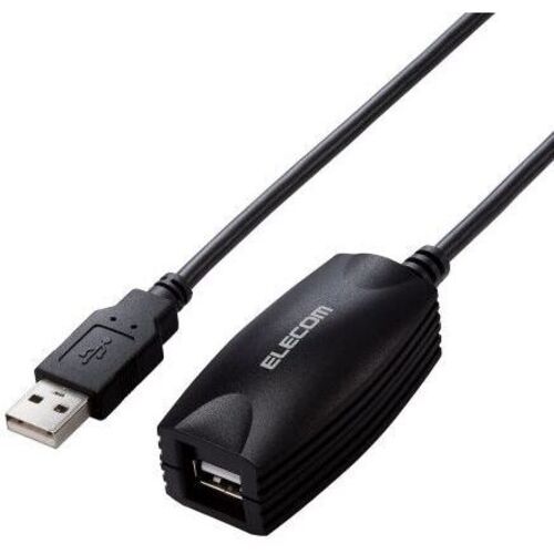 ＵＳＢ２．０ケーブル／延長／５ｍ／ブラック　ＵＳＢ２－ＥＸＣ５０　■お取り寄せ品