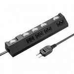 節電タップ（２Ｐ・４個口・２ｍ・ブラック）　ＴＡＰ－Ｓ２９－２ＢＫ　■お取り寄せ品