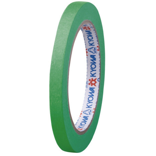 バッグシーリングテープ紙　緑　幅９ｍｍ&times;長さ５０ｍ