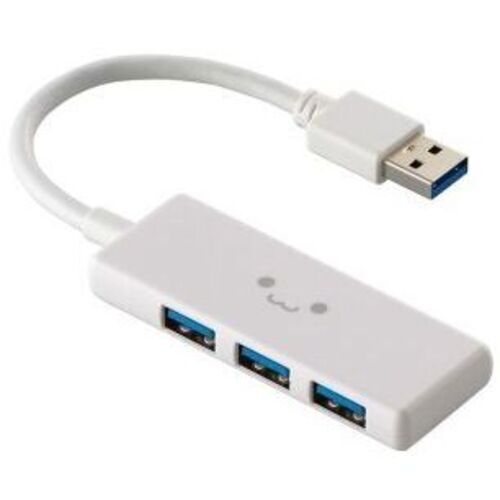 ＵＳＢ　ＨＵＢ／ＵＳＢ５Ｇｂｐｓ／バスパワー／３ポート／ホワイトフェイス　Ｕ３Ｈ－Ｈ０３０ＷＦ　■お取り寄せ品