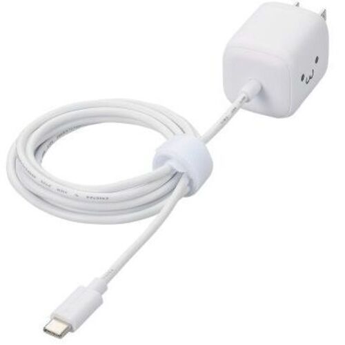 ＡＣ充電器／ＵＳＢ－Ｃケーブル一体／１．５ｍ／しろちゃん　ＭＰＡ－ＡＣＣＰ７９３０ＷＦ　■お取り寄せ品