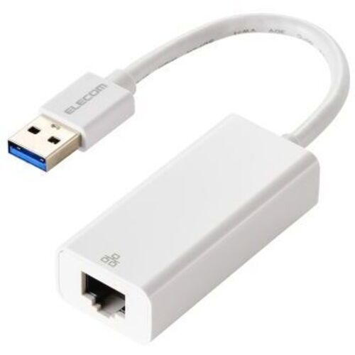 有線ＬＡＮアダプタ／Ｇｉｇａ対応／ＵＳＢ　５Ｇｂｐｓ／Ｔｙｐｅ－Ａ／ホワイト　ＥＤＣ－ＧＵＡ３Ｖ３－Ｗ　■お取り寄せ品