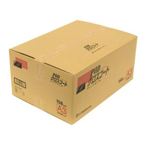 ＰＯＤグロスコート紙＜１５８＞Ａ３Ｙ目　２５０枚&times;４冊