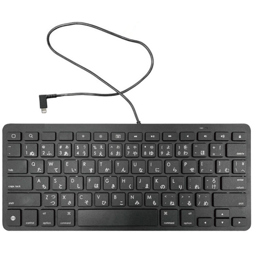 Ｌｉｇｈｔｎｉｎｇ有線キーボード　ブラック　ＭＤＳ－ＩＯＳＬＫＢＢＫ　■お取り寄せ品