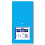 ポリ袋　ばんじゅう用　Ｍ　ブルー　１００枚　【お取り寄せ品】９営業日以内届