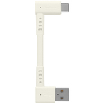 ＵＳＢケーブル／Ａ－Ｃ／Ｌ字コネクタ／９ｃｍ／キナリ　ＯＷＬ－ＣＢＫＴＣ１ＬＲ－ＫＩ　■お取り寄せ品