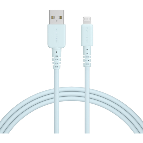ＵＳＢ－Ａ　ｔｏ　Ｌｉｇｈｔｎｉｎｇケーブル　２ｍ　パウダーブルー　ＭＯＴ－ＳＣＢＡＬＧ２００－ＢＬ　■お取り寄せ品