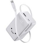 モバイルバッテリー／巻取式ＵＳＢ－Ｃケーブル／２２．５Ｗ　ＤＥ－Ｃ８０Ｌ－１００００ＷＦ　■お取り寄せ品