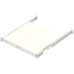 １Ｕ／型　スライド式　台板　ショートタイプ　（４００ｍｍ）　白　ＲＡ２４００Ｗ　■お取り寄せ品