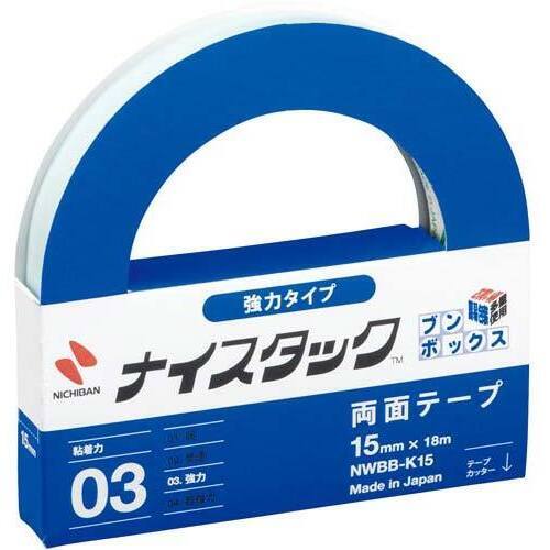 ナイスタック強力タイプＢＢ　幅１５ｍｍ&times;１０巻入