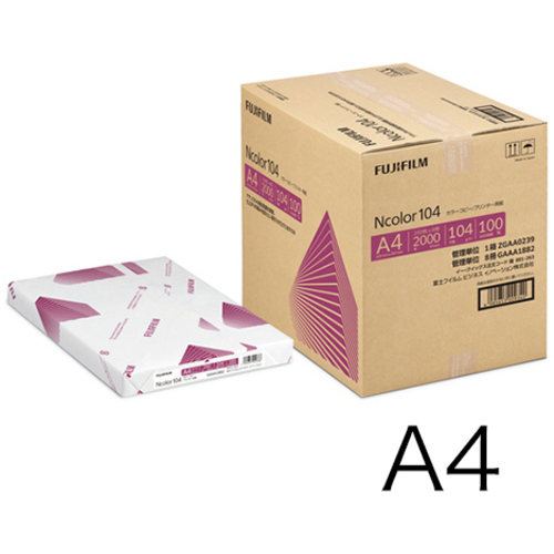 Ｎｃｏｌｏｒ１０４　Ａ４　１箱（２５０枚&times;８冊）　ＺＧＡＡ０２３９