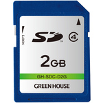 ＳＤカード　クラス４　２ＧＢ　ＧＨ－ＳＤＣ－Ｄ２Ｇ　■２営業日内届