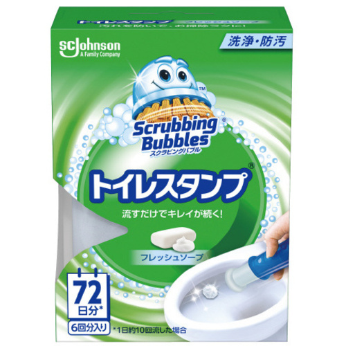 スクラビングバブルトイレスタンプＦソープ本体&times;４