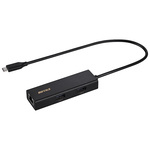 Ｇｉｇａ対応　ＵＳＢ－Ｃ接続　ＬＡＮアダプター　ハブ付　ブラック　ＬＵＤ－Ｕ３－ＣＵ１０１ＢＫ　■２営業日内届