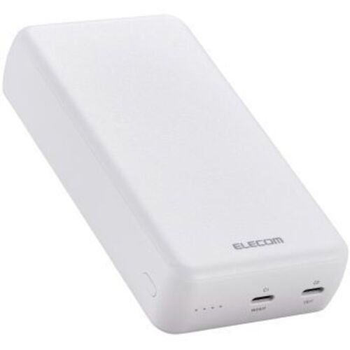 モバイルバッテリー／２００００ｍＡｈ／ＵＳＢ　ＰＤ対応／ホワイト　ＤＥ－Ｃ５２－２００００ＷＨ　■お取り寄せ品