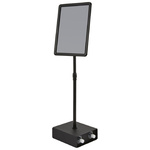 転倒防止アルミ枠ポスタースタンド　Ａ３