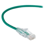 Ｓｌｉｍ－ｎｅｔ　ＣＡＴ６Ａ細径パッチケーブル　２８ＡＷＧ　緑　５００ＭＨｚ　ＰＶＣ　４．５ｍ　■お取り寄せ品