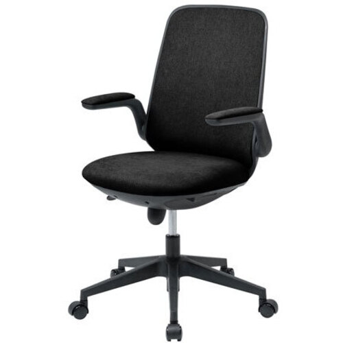 オフィスチェア（ブラック）　ＳＮＣ－Ｔ１６１ＢＫ　■お取り寄せ品