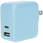 ＭＯＴＴＥＲＵ　ＰＤ６５Ｗ　ＵＳＢ　ＡＣ充電器　パウダーブルー　ＭＯＴ－ＡＣＰＤ６５ＷＵ１－ＢＬ　■お取り寄せ品