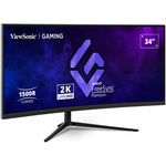 ３４型ゲーミングディスプレイ／２１：９／Ｕｌｔｒａ　ＷＱＨＤ／ＶＡ　ＶＸ３４１８Ｃ－２Ｋ　■お取り寄せ品
