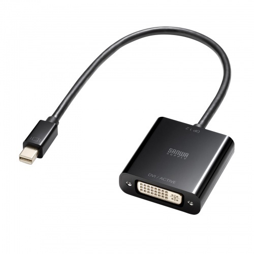 Ｍｉｎｉ　ＤｉｓｐｌａｙＰｏｒｔ－ＤＶＩ変換アダプタ（Ａｃｔｉｖｅタイプ）　ＡＤ－ＭＤＰＤＶＡ０２　■お取り寄せ品