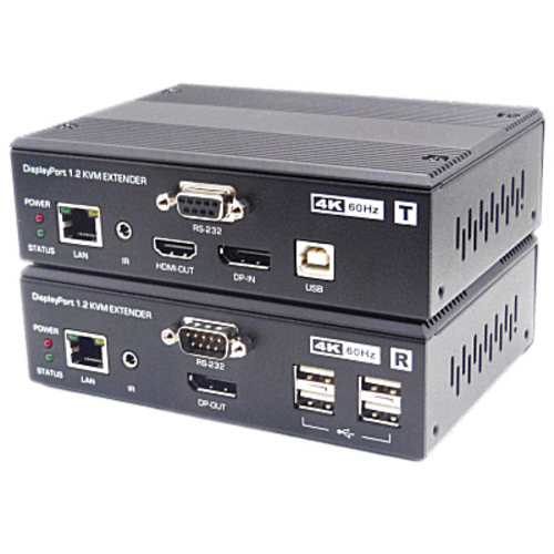 ＬＡＮ、光両用／ＫＶＭ／ＤＰモニタエクステンダ送受信器セット　ＩＰ１４０－ＤＰ　■お取り寄せ品