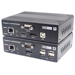 ＬＡＮ、光両用／ＫＶＭ／ＤＰモニタエクステンダ送受信器セット　ＩＰ１４０－ＤＰ　■お取り寄せ品