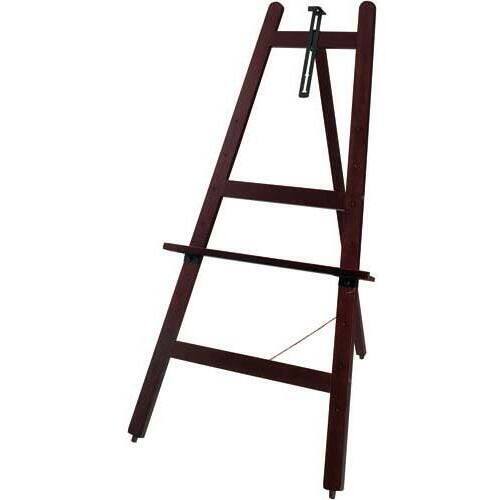 木製イーゼル　Ｈ１２００　ダークブラウン　４台