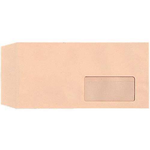 窓付封筒　長３　ピンク　８０ｇ　３０００枚入