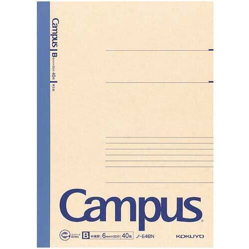 再生キャンパスノート６号セミＢ５中横罫４０枚１０冊
