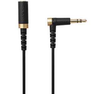 ヘッドホン延長ケーブル／高耐久／３ｍ／ブラック　■お取り寄せ品