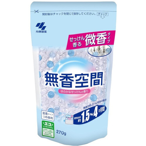 無香空間　ほのかなせっけん　つめ替用　２７０Ｇ