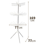 ＰＯＲＩＳＨスタンド式物干しパラソル型３段Ｓ　ＰＳ