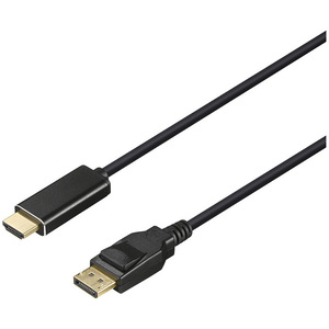 ＤＰ－ＨＤＭＩ変換ケーブル　１ｍ　ブラック　ＢＤＰＨＤ１０ＢＫ　■２営業日内届