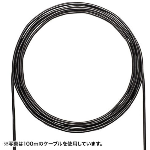 カテゴリ６Ａ屋外用ＬＡＮケーブルのみ（ブラック・３００ｍ）　ＫＢ－Ｔ６ＡＡＤ－ＣＢ３００ＢＫＮ　■お取り寄せ品