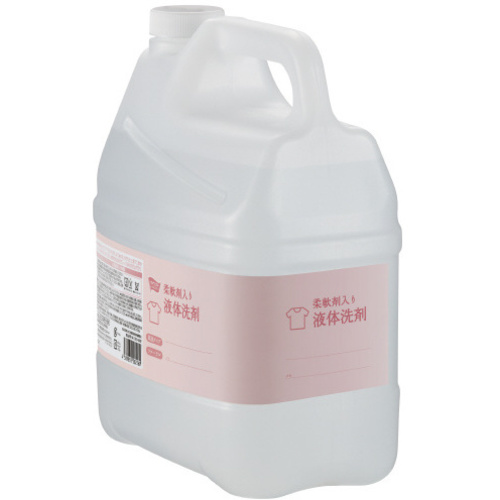 管理しやすい業務用液体洗剤柔軟剤入り４ＬＦ&times;４