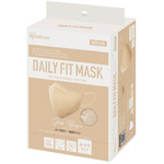 ＤＡＩＬＹ　ＦＩＴ　ＭＡＳＫ　立体　ふつうサイズ　３０枚入　シルクベージュ