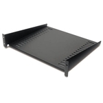 Ｃａｎｔｉｌｅｖｅｒ　Ｓｈｅｌｆ　Ｂｌａｃｋ（モニター用シェルフ（棚）、最大２３ｋｇ、奥行き４００ｍｍ）　■お取り寄せ品