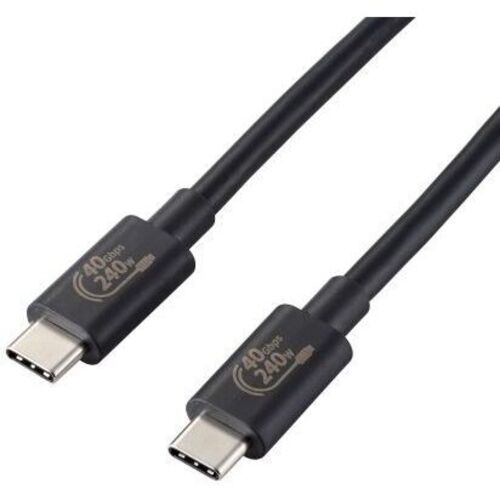 ＵＳＢ４ケーブル／Ｃ－Ｃ／認証品／２４０Ｗ／１．０ｍ／ブラック　ＵＳＢ４－ＣＣＰＥ１０ＮＢＫ　■お取り寄せ品