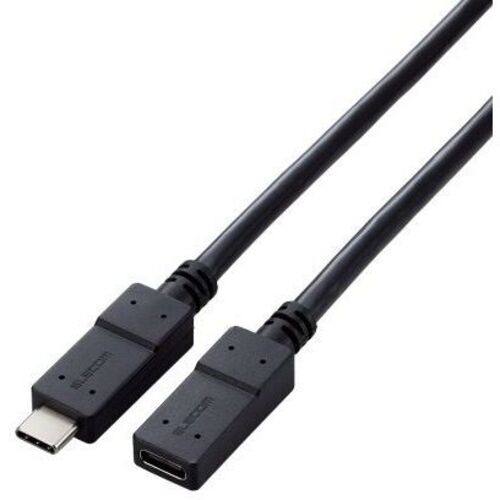 ＵＳＢ延長ケーブル／５Ｇｂｐｓ／Ｃ－Ｃメス／ＵＳＢ　ＰＤ対応／１．０ｍ　ＵＳＢ３－ＥＣＣ１０ＢＫ　■お取り寄せ品