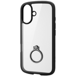 ｉＰｈｏｎｅ１６／ケース／ＴＳ　ＬＩＴＥ／フレーム／リング付／ブラック　ＰＭ－Ａ２４ＡＴＳＬＦＣＲＢＫ　■お取り寄せ品