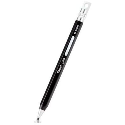 タッチペン／六角鉛筆型／ディスクタイプ／ブラック　Ｐ－ＴＰＥＮＤＥＢＫ　■お取り寄せ品