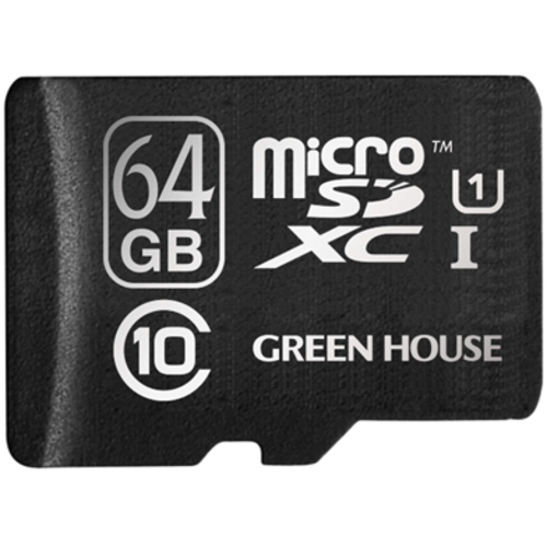 ｍｉｃｒｏＳＤＸＣカード　ＵＨＳ－Ｉ　Ｕ１　クラス１０　６４ＧＢ　ＧＨ－ＳＤＭＲＸＣＵＢ６４Ｇ　■お取り寄せ品