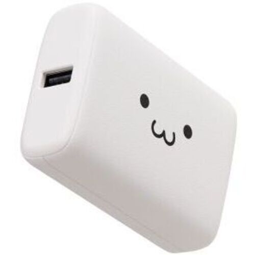 モバイルバッテリー／ＵＳＢ　ＰＤ／１００００ｍＡｈ／しろちゃん　ＤＥ－Ｃ６９Ｌ－１００００ＷＦ　■お取り寄せ品