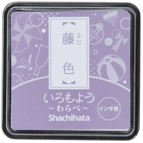いろもよう　わらべ　藤色