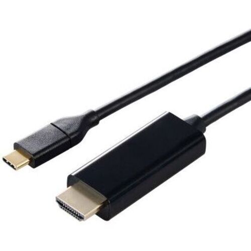映像変換ケーブル／ＵＳＢ　Ｔｙｐｅ－Ｃ－ＨＤＭＩ／ミラーリング対応／２．０ｍ　ＤＨ－ＣＨＤＭＩ２０ＢＫ　■お取り寄せ品