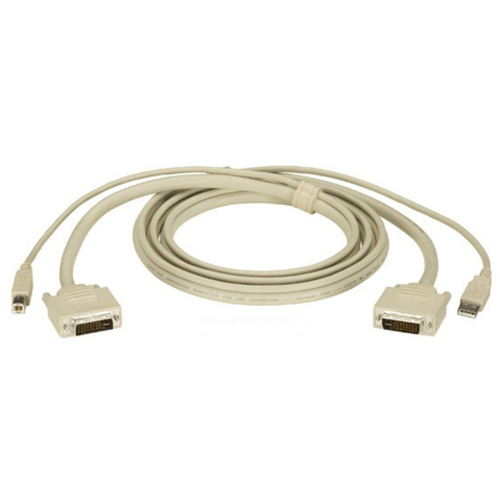 サーブスイッチ　ＥＣ　ＤＴ　Ｗｉｚａｒｄ　及び４Ｓｉｔｅ　ＣＰＵケーブル　ＤＶＩ　４．６ｍ（１５ｆｔ．）　■お取り寄せ品